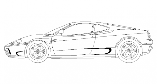 autocad car drawings